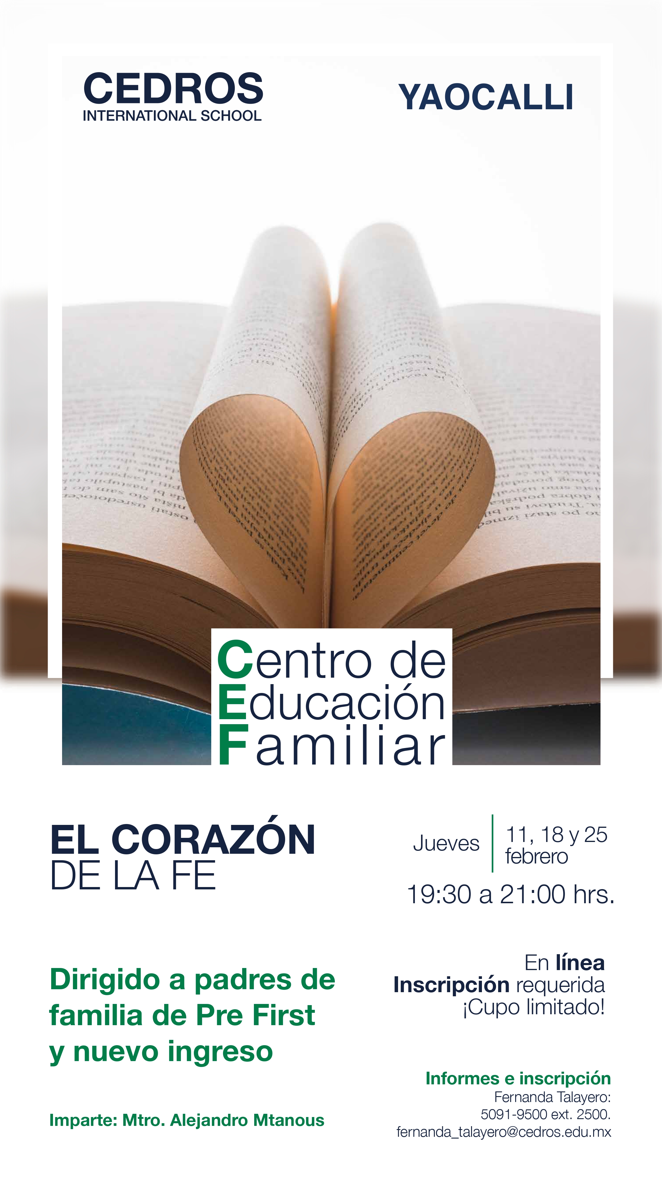 Postal de El corazón de la fe - Pre first