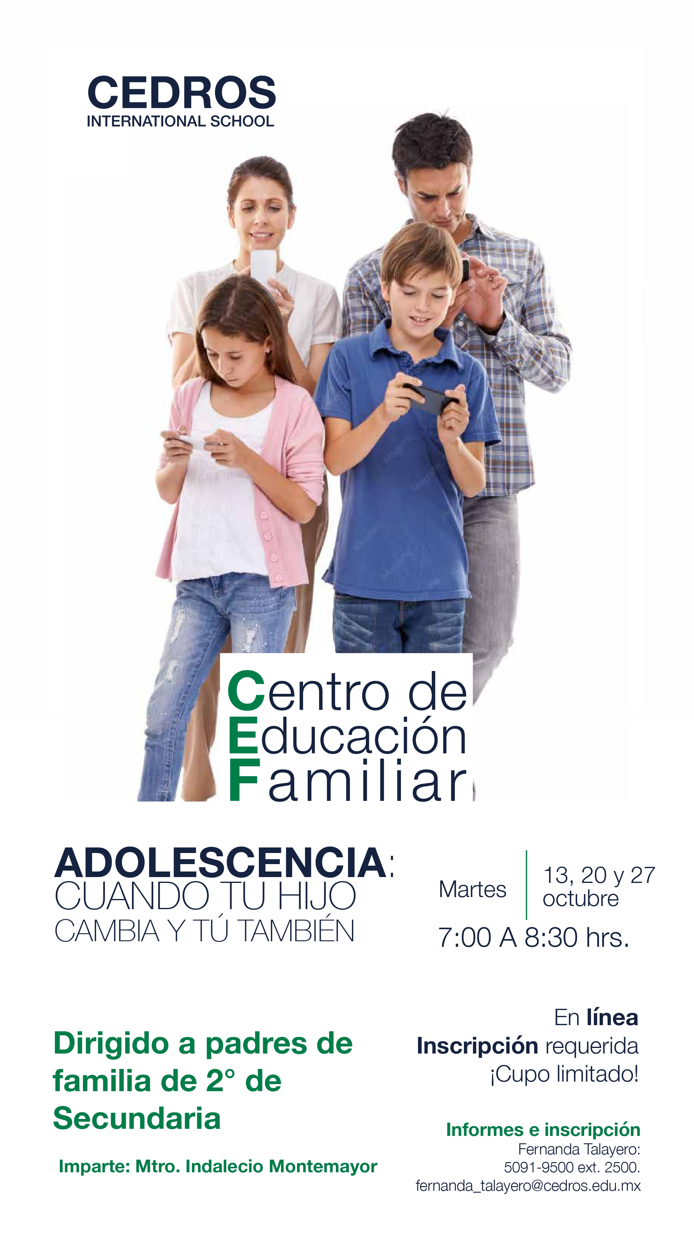Postal de Adolescencia: cuando tu hijo cambia y tu también tienes que cambiar - 2o secundaria