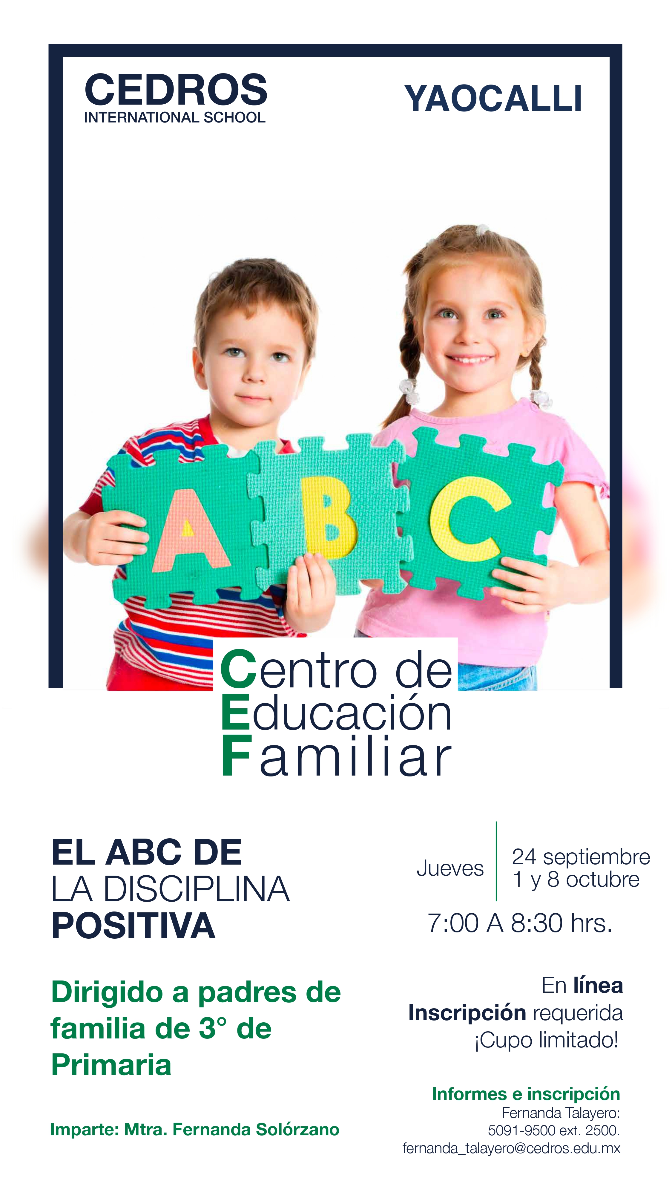 Postal de El ABC de la disciplina positiva - 3o primaria