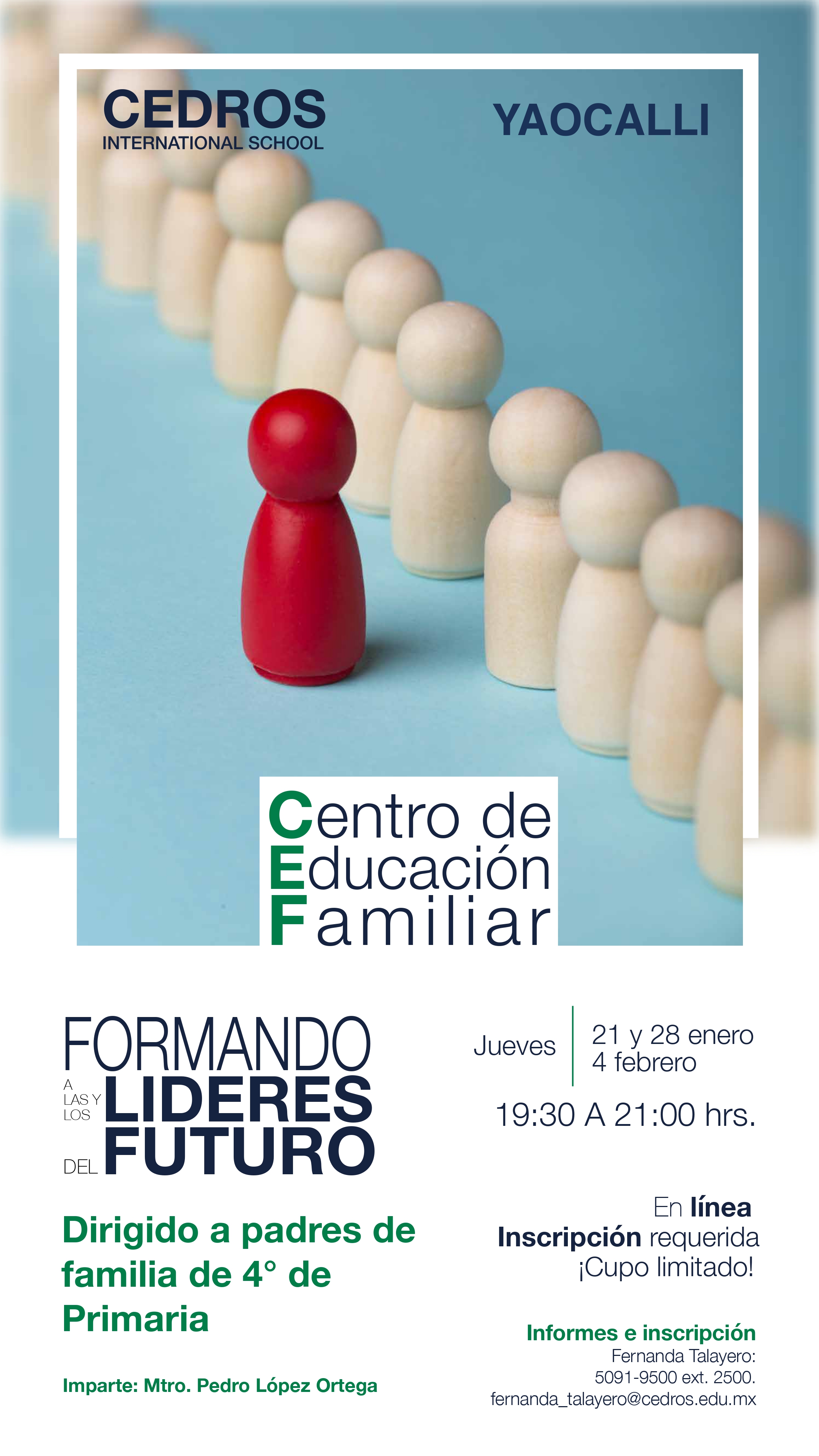 Postal de Formando a las y los lideres del futuro - 4o primaria