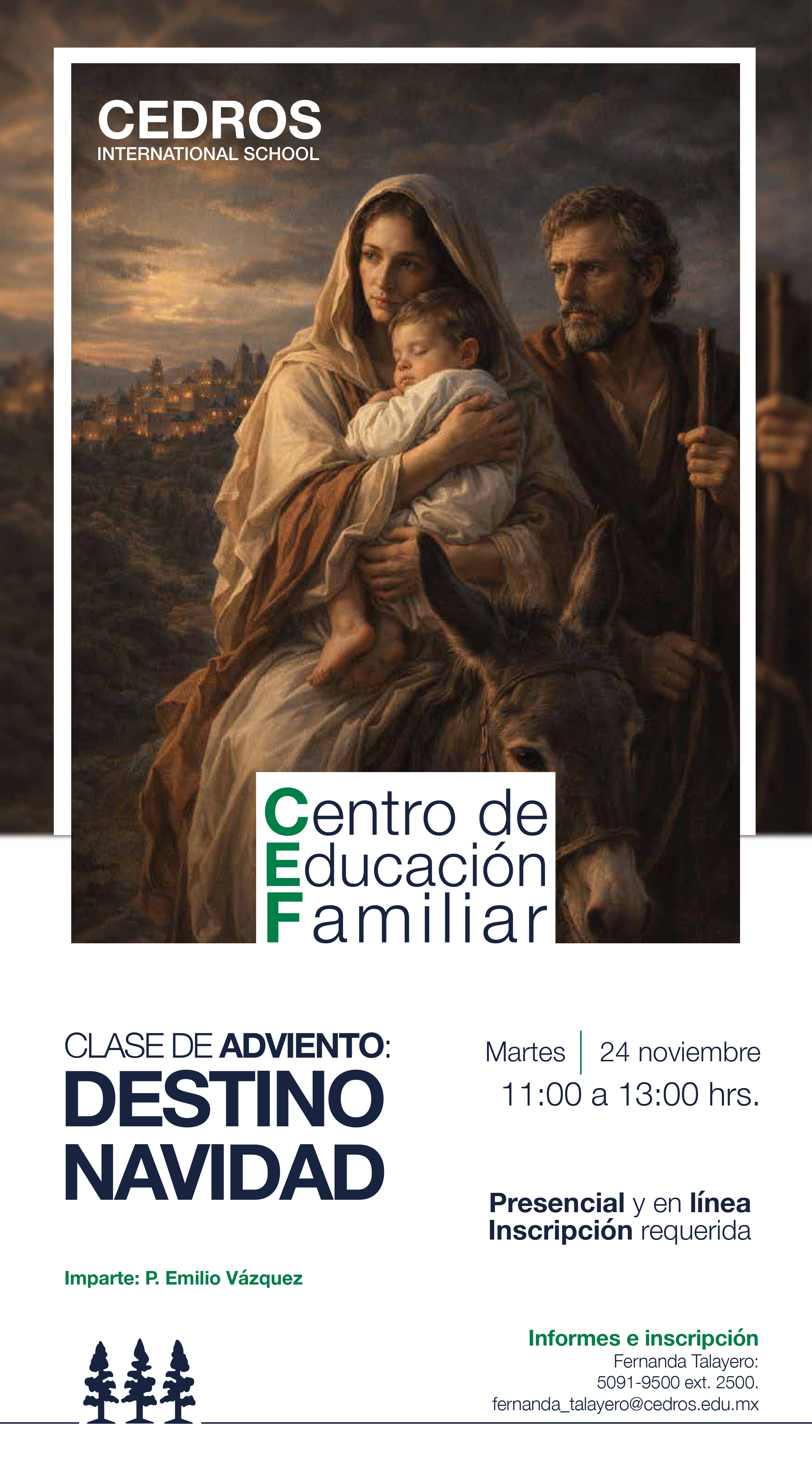 Postal de Adviento: destino navidad
