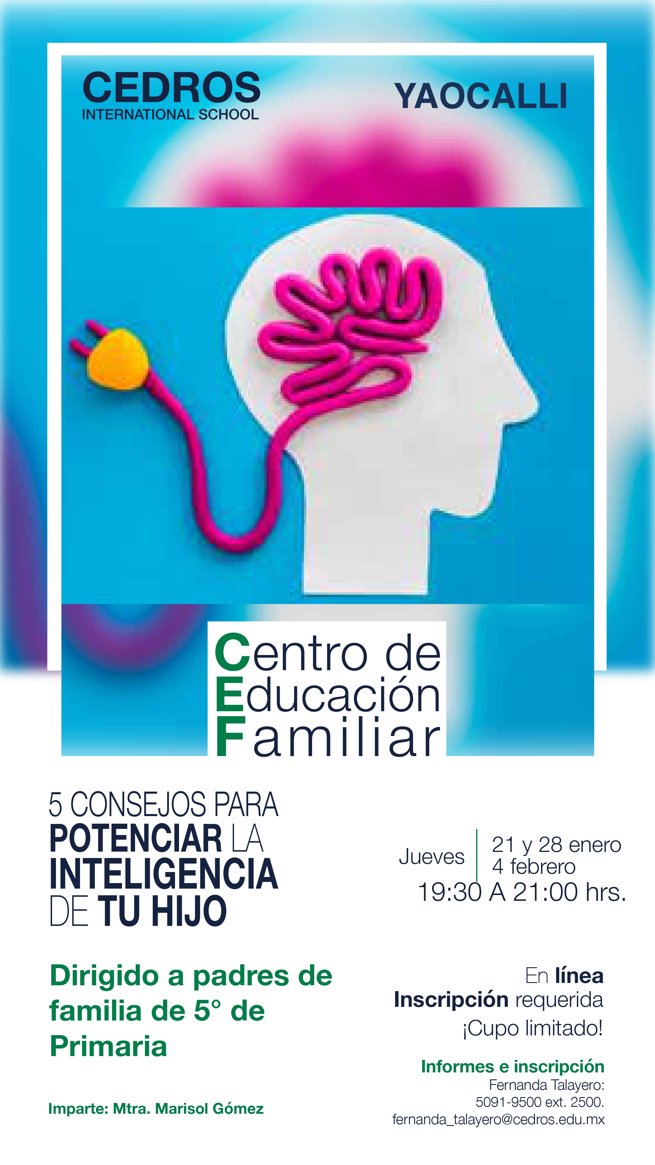 Postal de 5 consejos para potenciar la inteligencia de tu hijo - 5o primaria