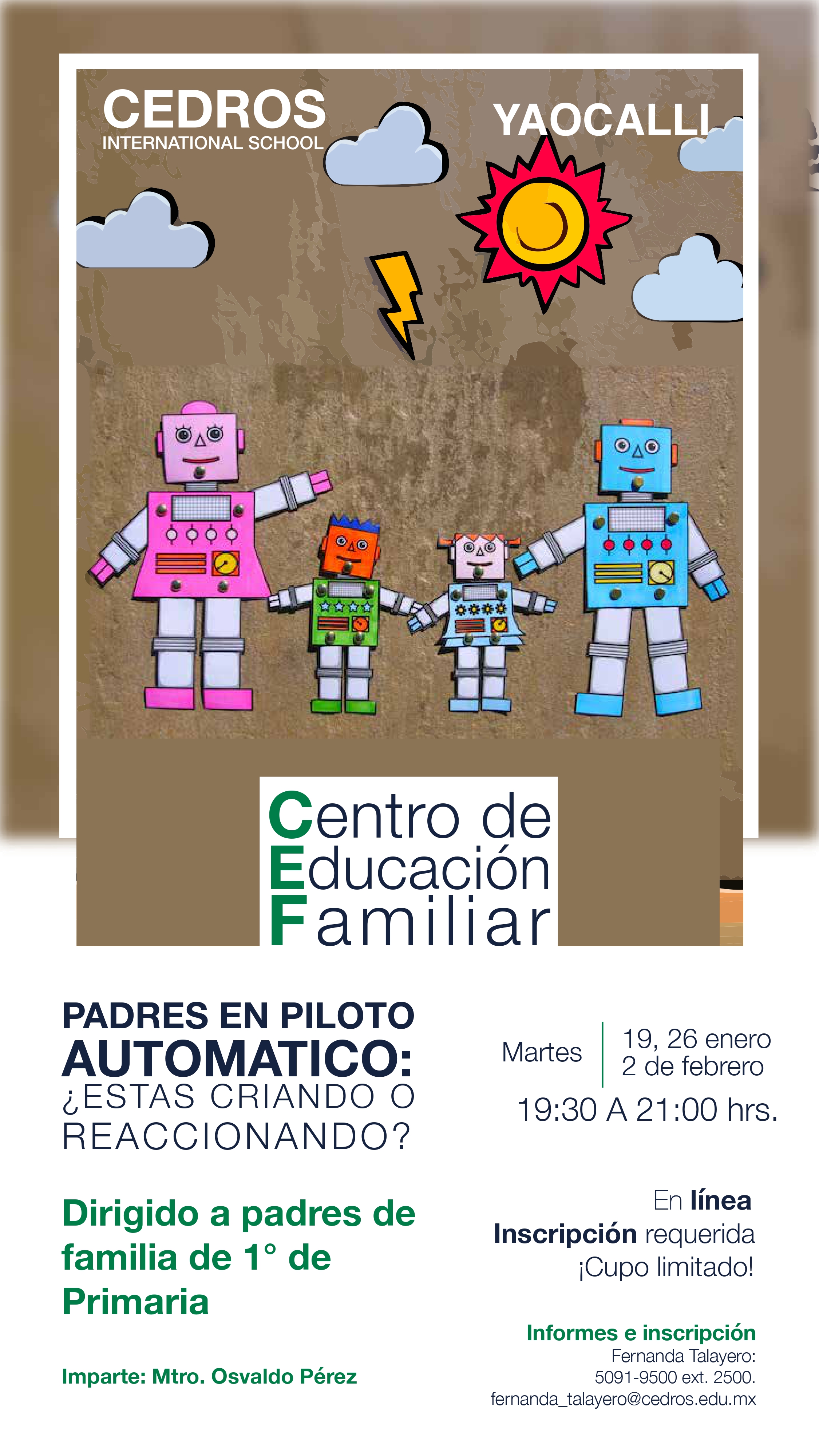 Postal de Padres en piloto automático - 1o primaria