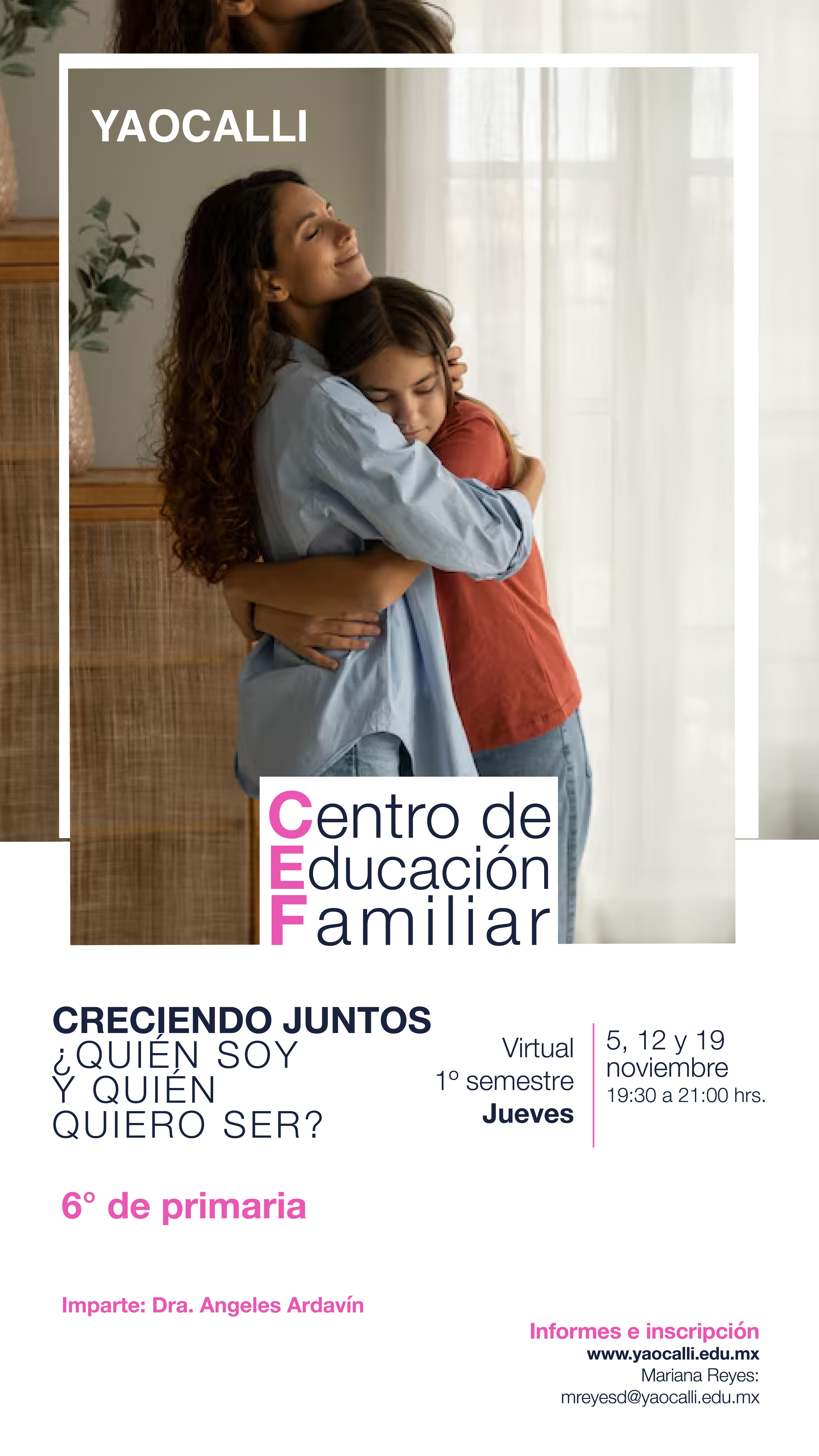 Postal de Creciendo juntos:  ¿Quién soy y quién quiero ser?
