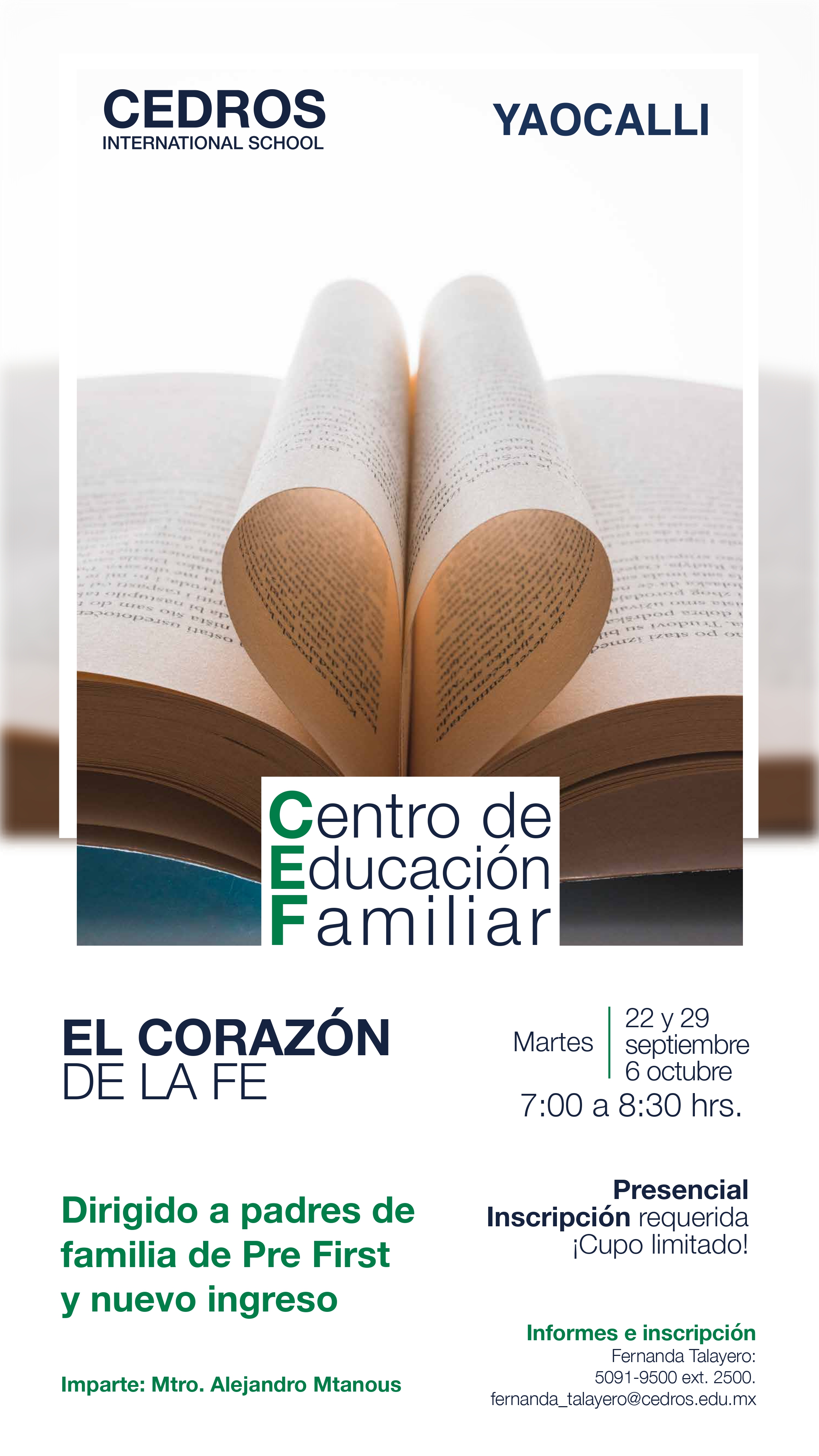 Postal de El corazón de la fe - Pre First