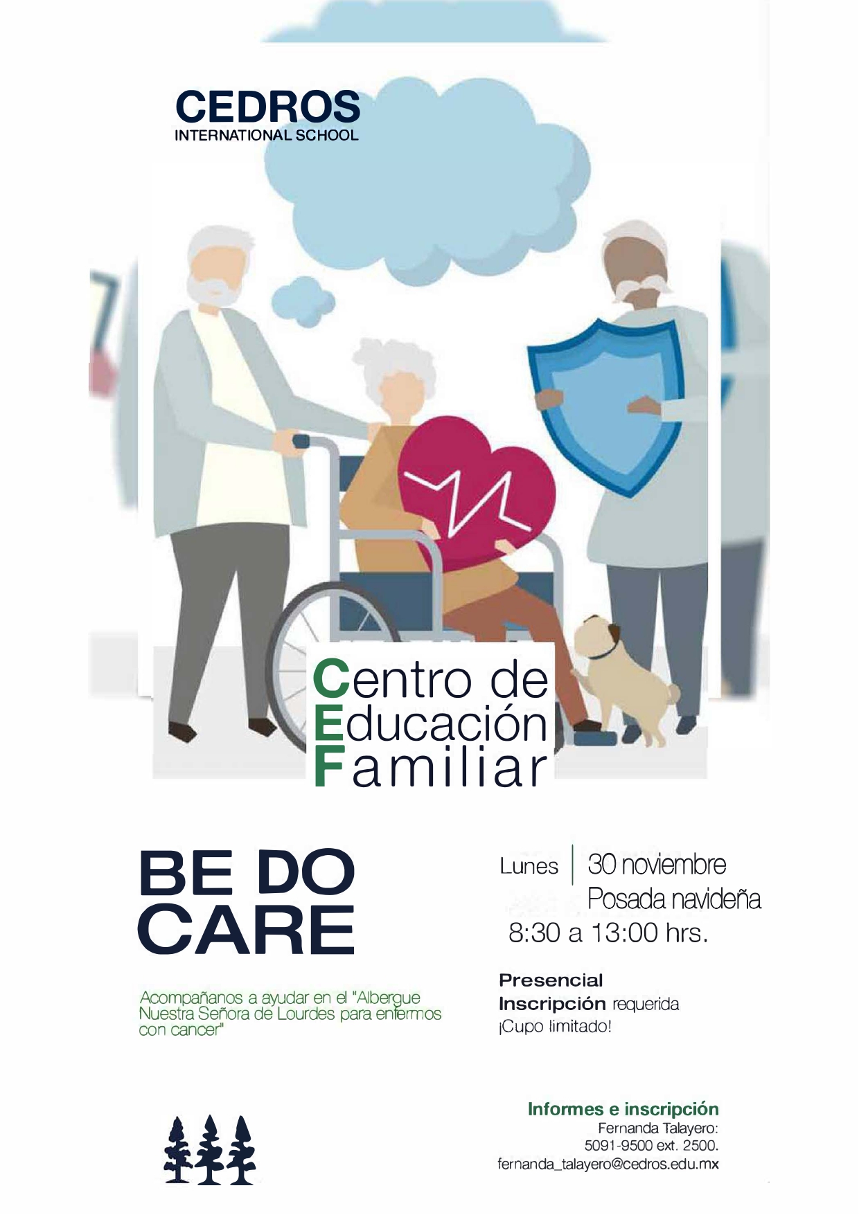 Postal de Be do care - noviembre