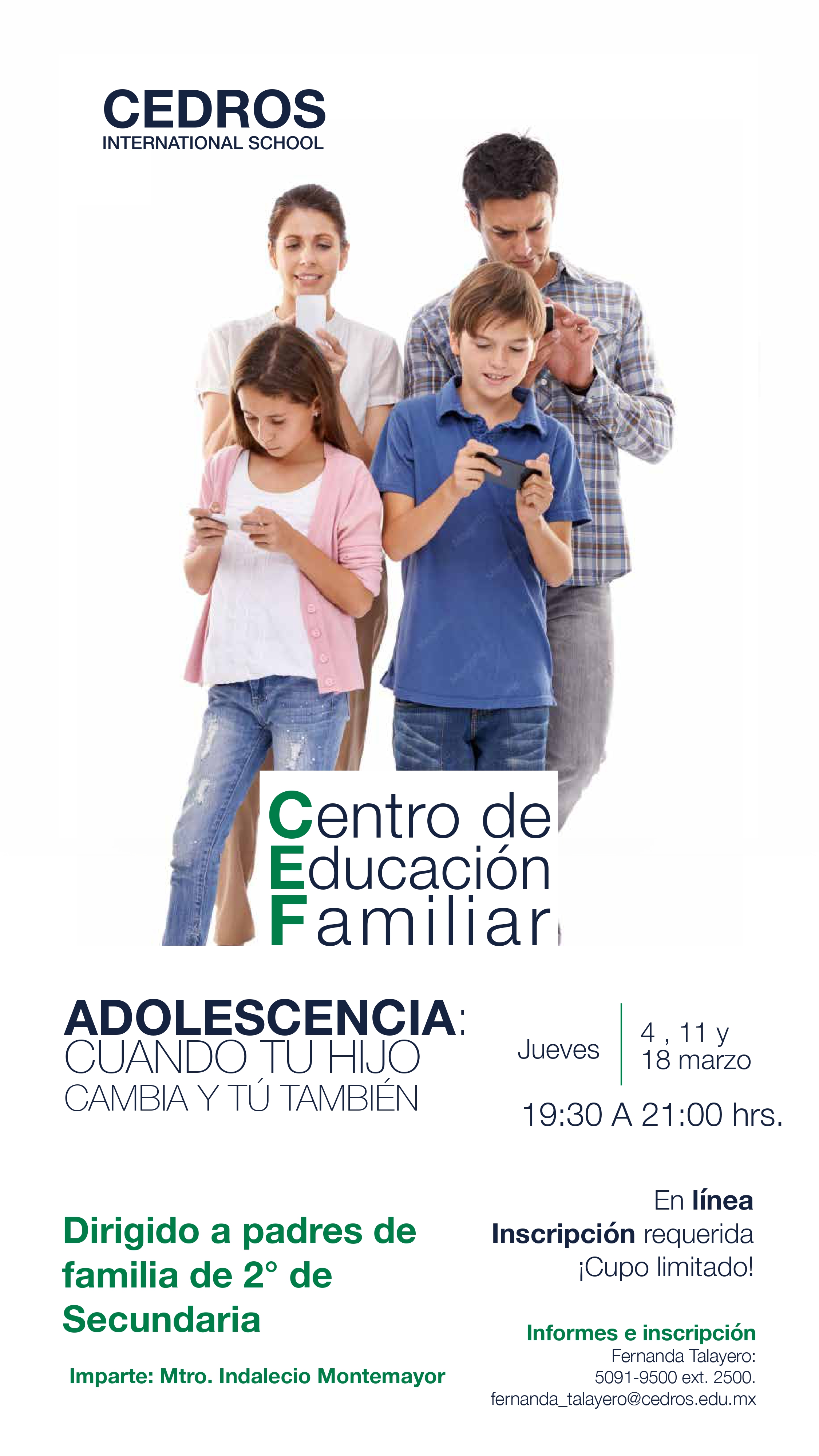 Postal de Adolescencia: cuando tu hijo cambia y tu también tienes que cambiar - 2o secundaria