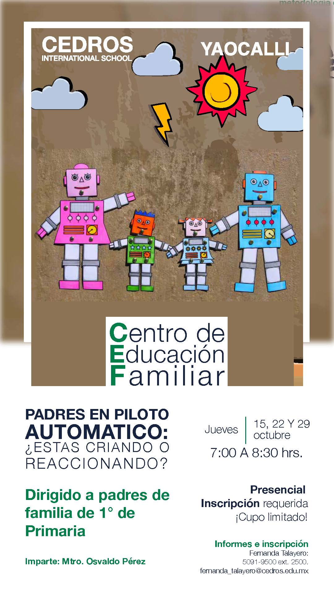 Postal de Padres en piloto automático ¿Estás criando o reaccionando?